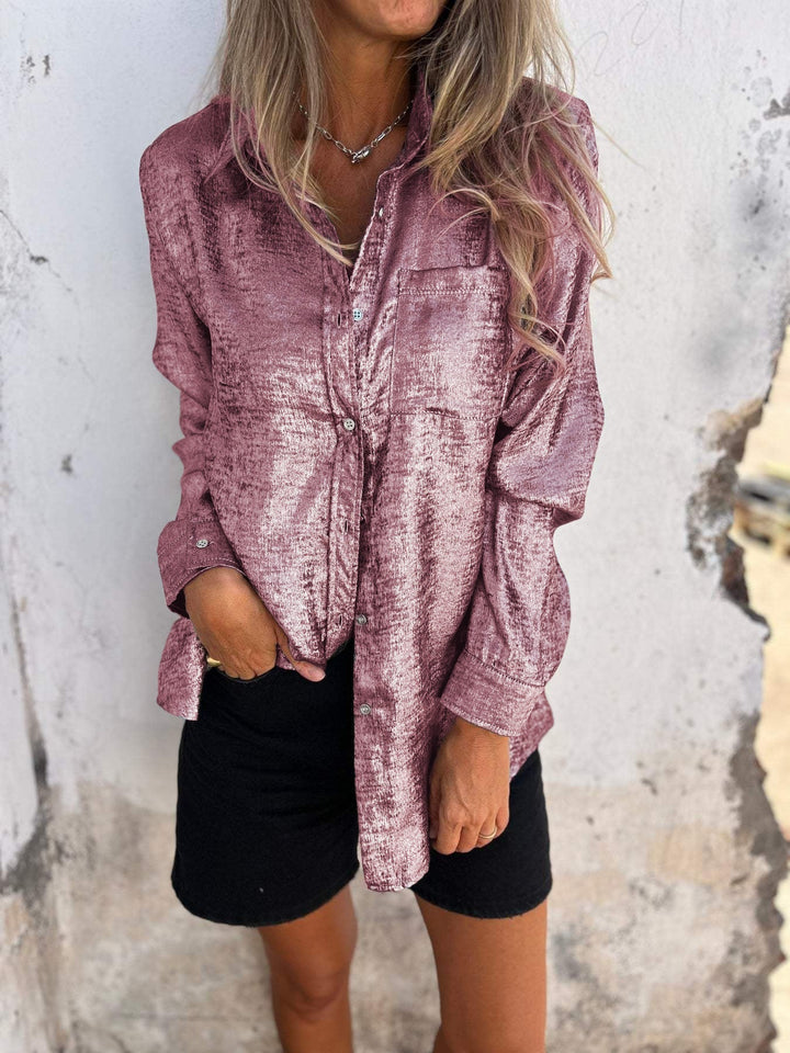 Zella - Chic Shimmer Shirt