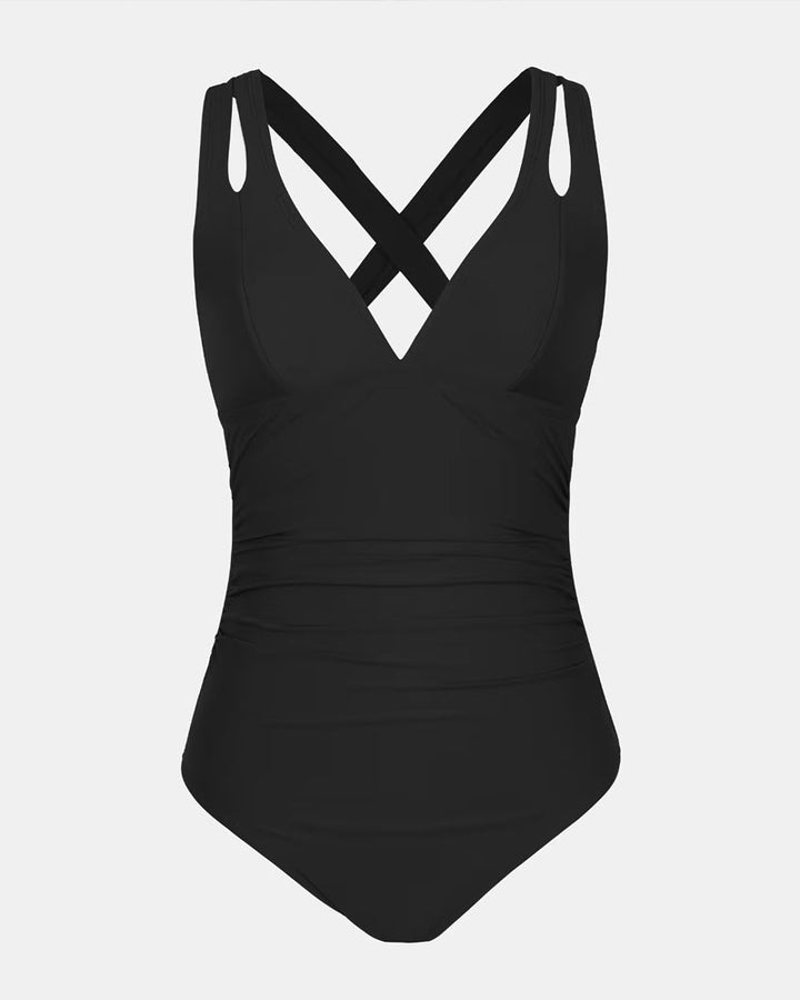 Della™ - Elegant Plunge Swimsuit