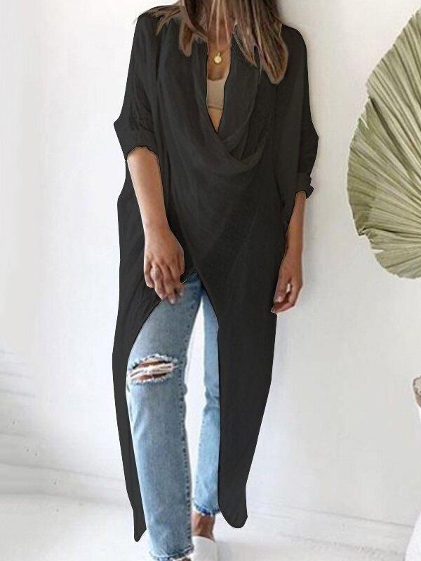 Melissa™ - Draped Cowl-Neck Top