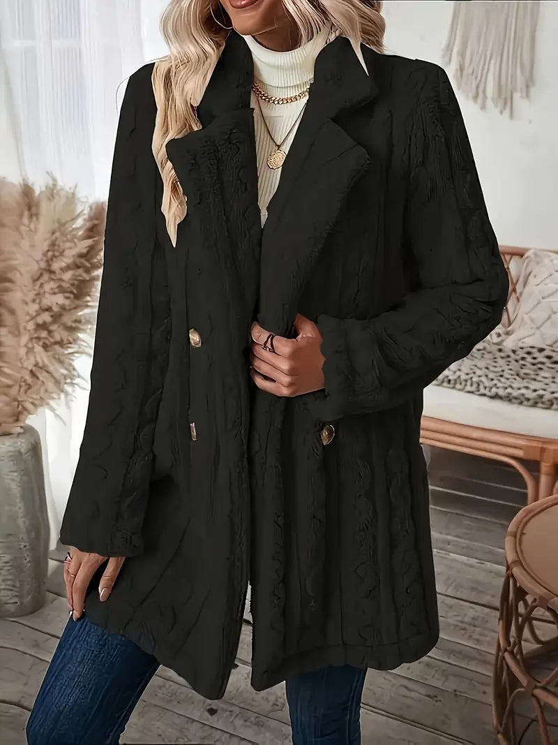 Seraphina™ - Textured Winter Coat