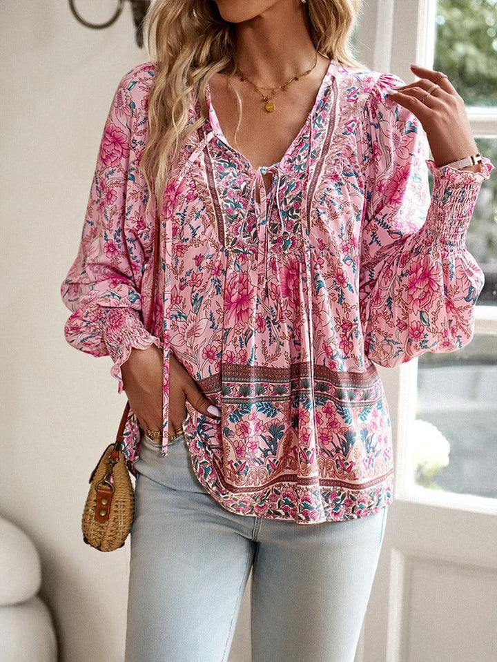 Helena - Summer Floral Top