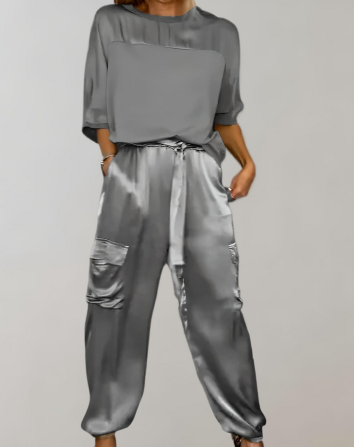 Finley - Silky Cargo Lounge Set