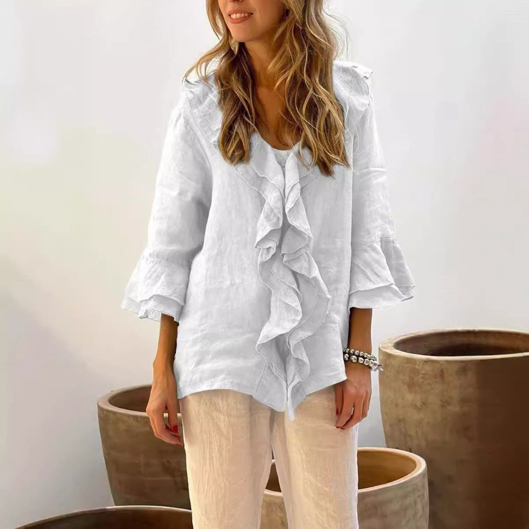 Cherry™ - Stylish Ruffled Blouse