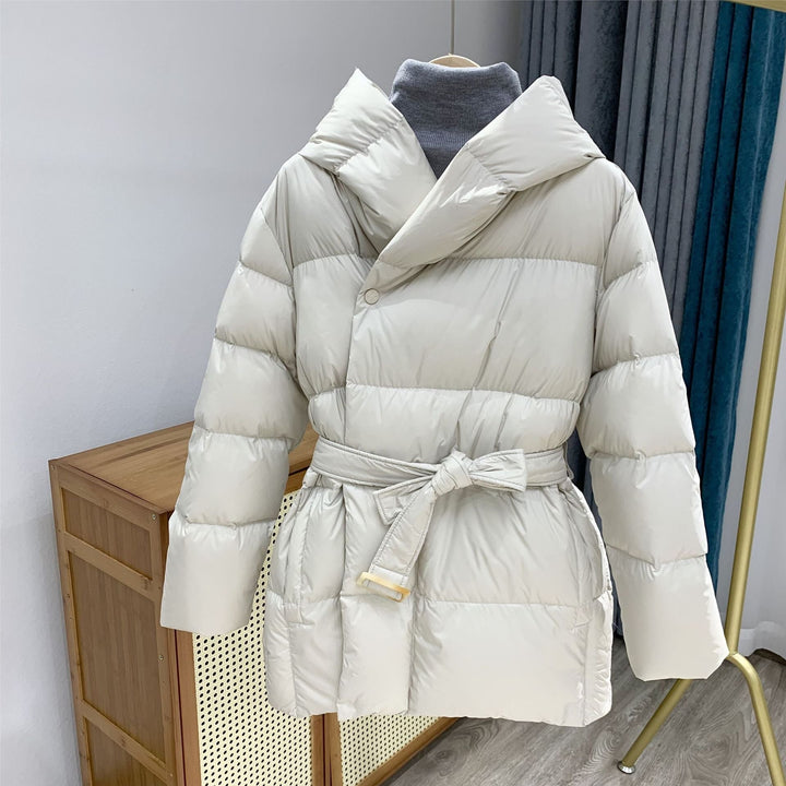 Luna™ - Belted Quilted Hooded Jacket