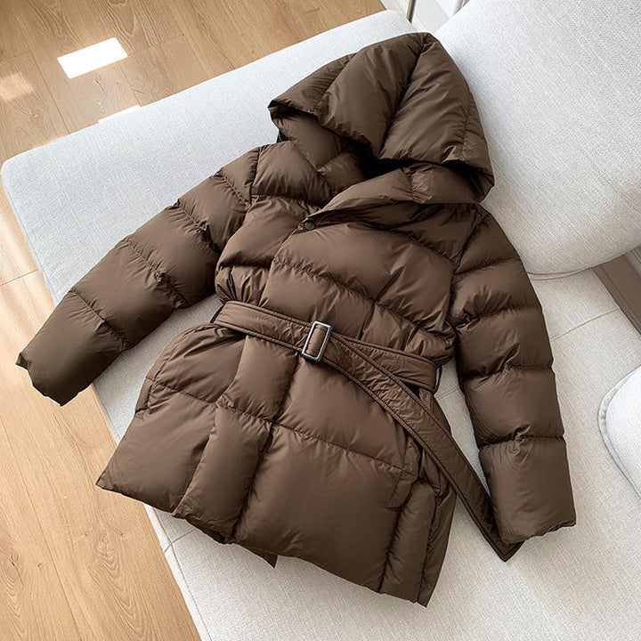 Luna™ - Belted Quilted Hooded Jacket