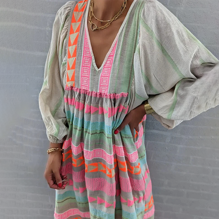 Sabrina™ - Comfortable Boho Dress