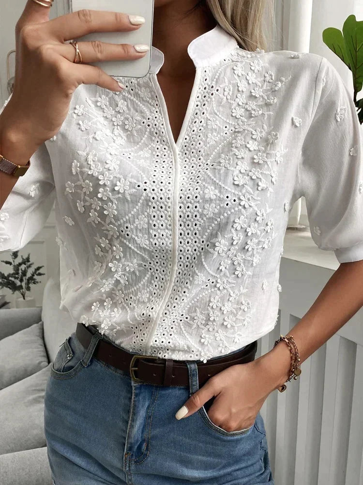 Leah™ - Classy Elegant Blouse