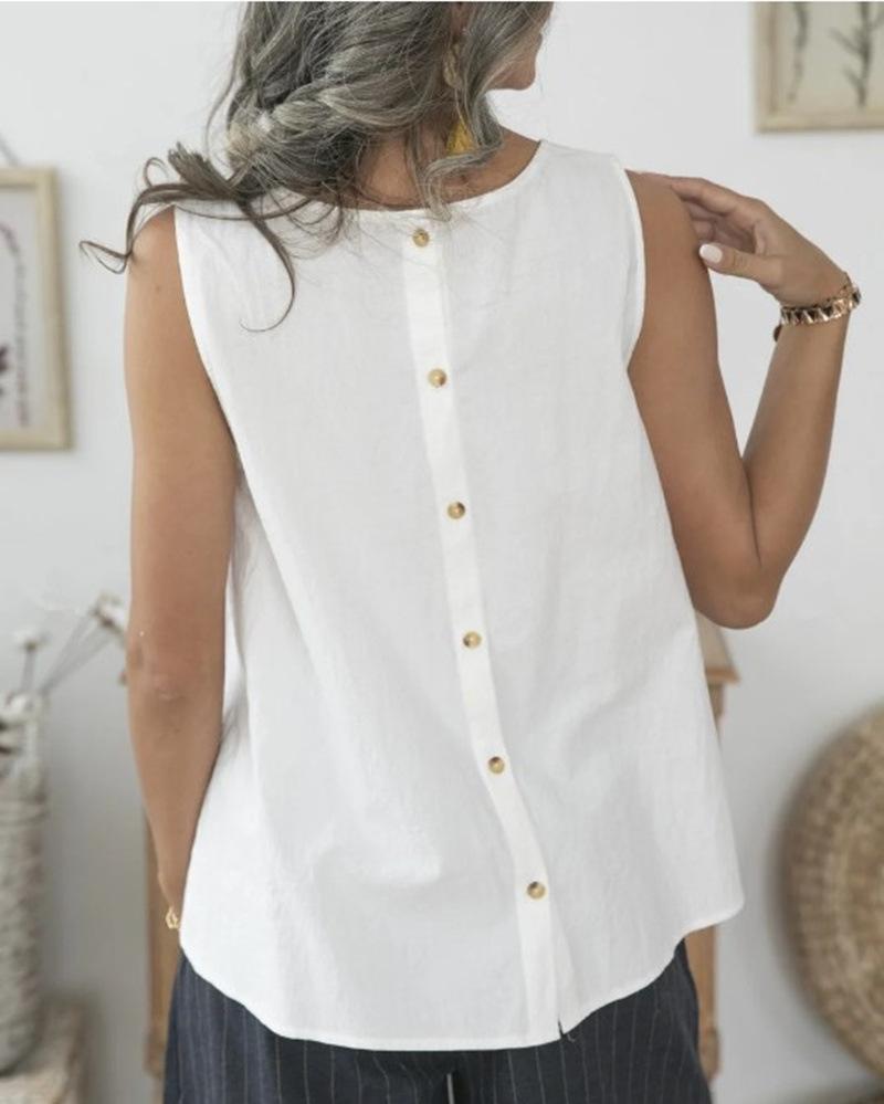 Sherry™ - Chic Sleeveless Top