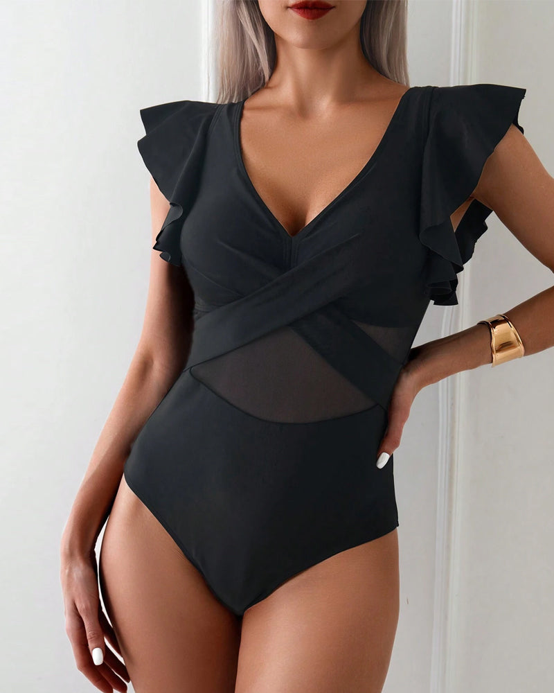 Anissa™ - Flattering V-Neck Swimsuit