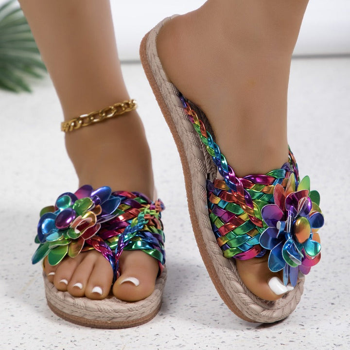 Sadie™ - Vibrant Bloom Sandals