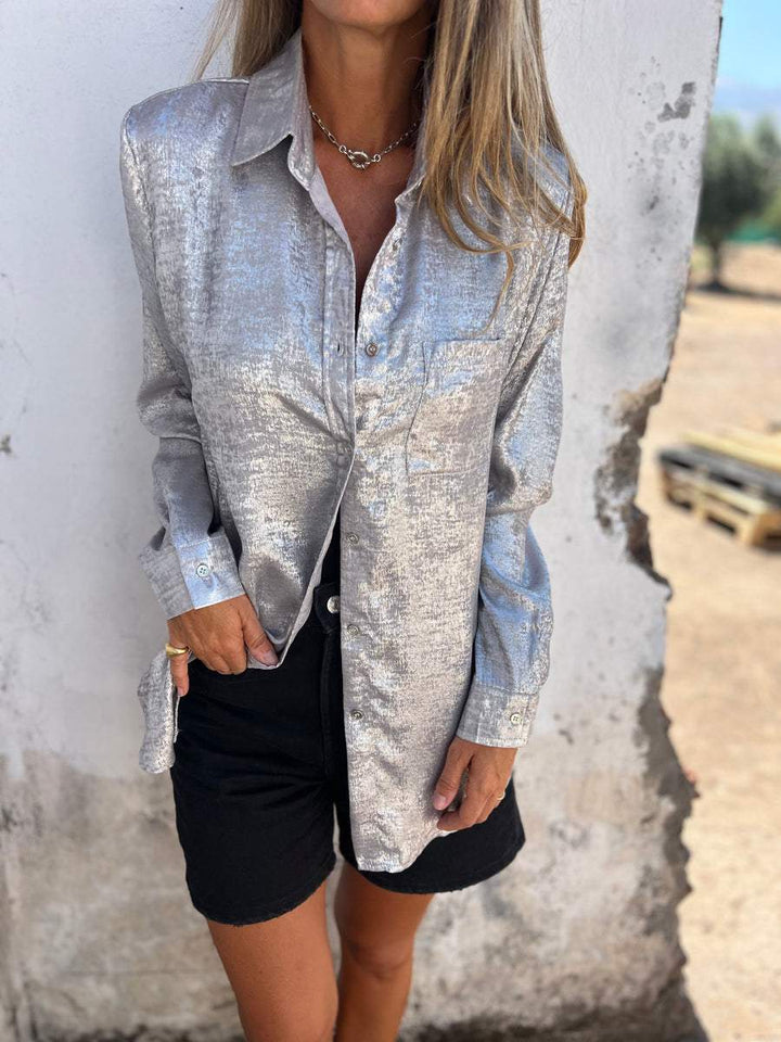 Zella - Chic Shimmer Shirt