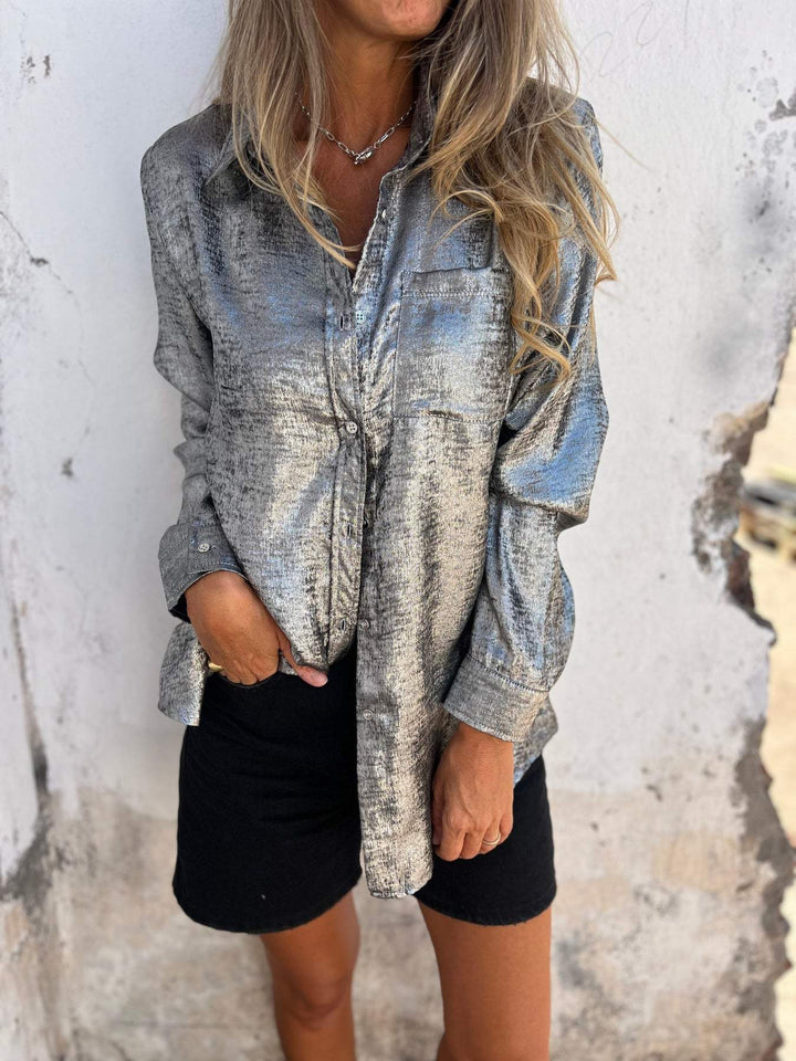 Zella - Chic Shimmer Shirt