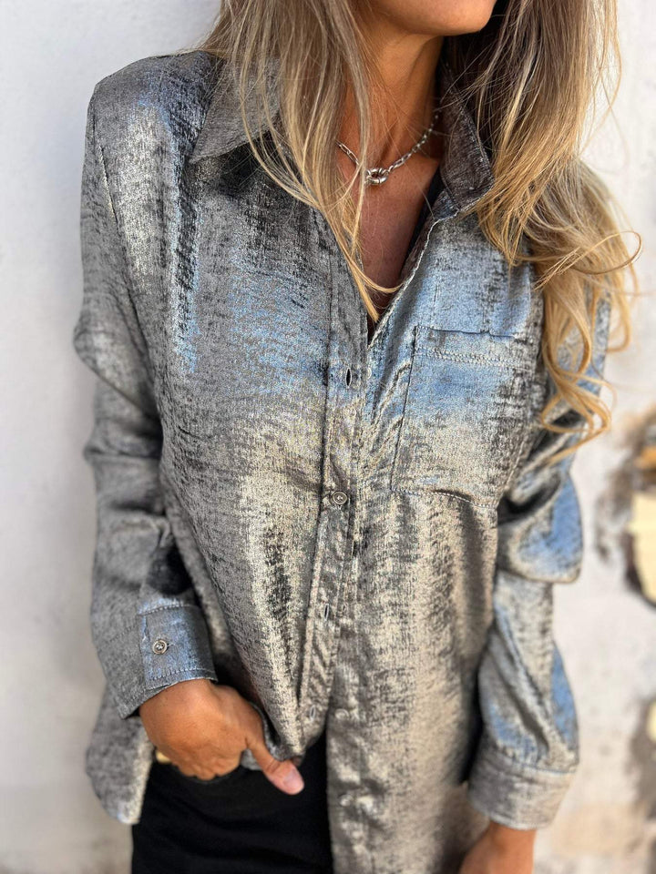 Zella - Chic Shimmer Shirt